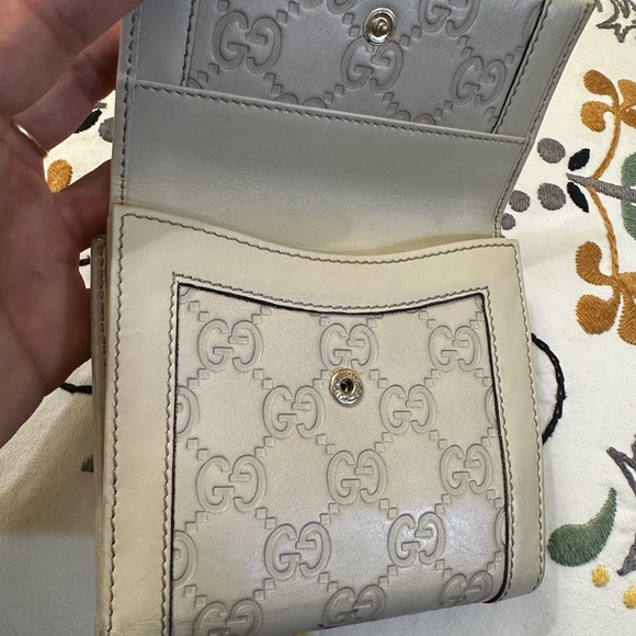Gucci vintage cream wallet - Picture 7 of 12